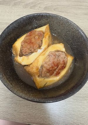 厚揚げの肉詰め-レシピのメイン写真