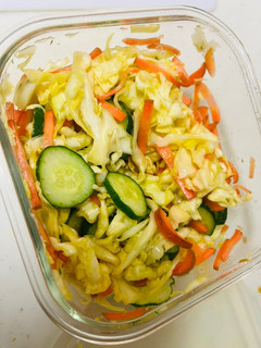 塩だけ!即興で作るきゃべつの漬物🥬-レシピのメイン写真