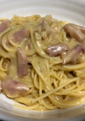 カルボナーラスパゲッティ-レシピのメイン写真