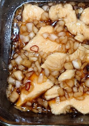 茹で鶏の玉酢漬け（リュウジ）-レシピのメイン写真