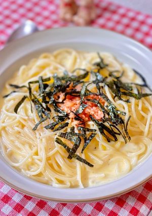 一人暮らし男子必見👦🏻たらこクリームパスタ-レシピのメイン写真