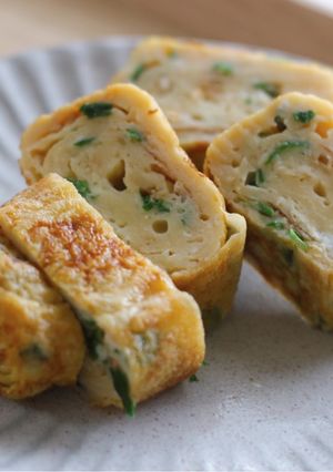 ネギの卵焼き-レシピのメイン写真