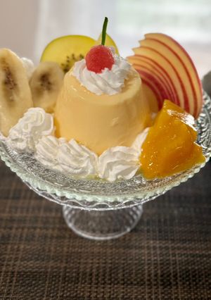 おうちで喫茶店風プリンアラモード-レシピのメイン写真