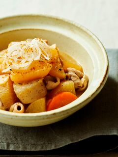 お酒のあてにもぴったり!もつ煮-レシピのメイン写真