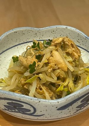 鯖缶ともやしのカレー風味和え-レシピのメイン写真