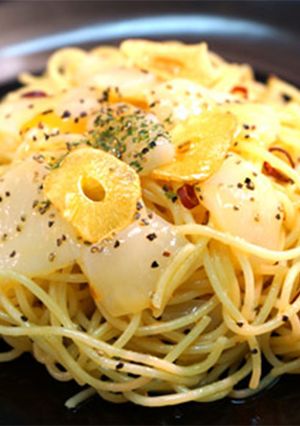 いかガーリックパスタ-レシピのメイン写真