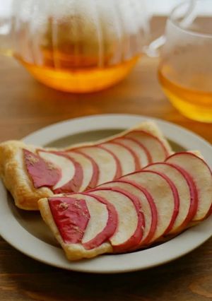 りんご皮ごとアップルパイ。芯は紅茶に。-レシピのメイン写真