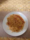 禁断のクミン赤パスタ