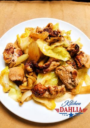 【鶏もも🐓】爽やか蒸し焼き🥬キャベツ消費🍋レモン-レシピのメイン写真