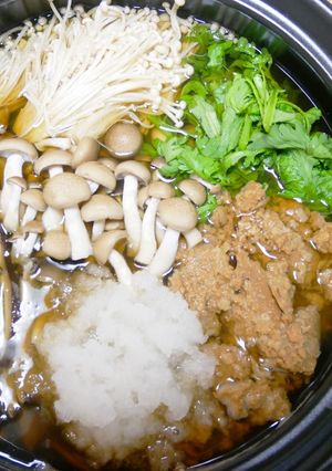 大豆ミートのアレンジレシピ！みぞれ鍋♪-レシピのメイン写真
