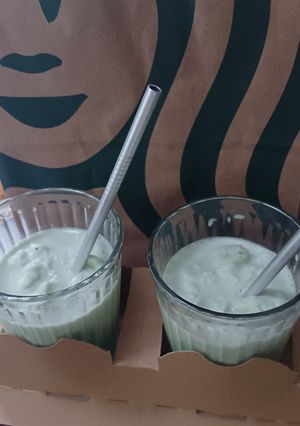 抹茶フラペチーノ風のドリンク！-レシピのメイン写真