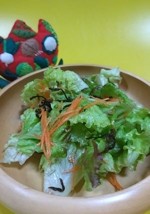 サニーレタスの塩昆布サラダ-レシピのメイン写真