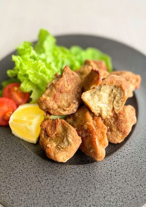 グルテンミートの揚げないから揚げ-レシピのメイン写真