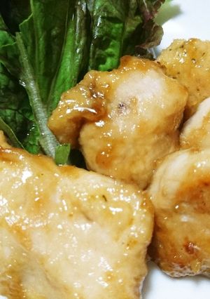 鶏むね肉の甘酢からめ-レシピのメイン写真