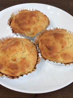 ノンオイル◯バナナのカップケーキ-レシピのメイン写真