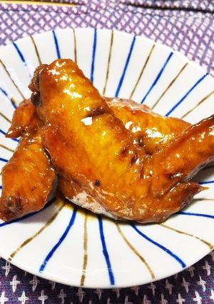 ♪時短チートレシピ♪手羽先の煮付け-レシピのメイン写真