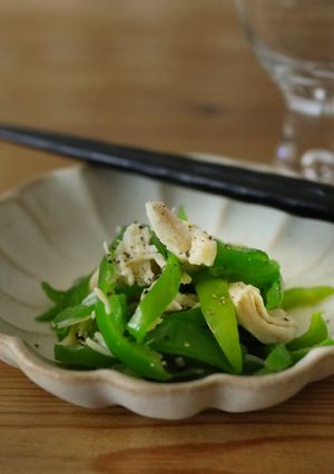 サラダチキン缶・ささみ缶で無限ピーマン-レシピのメイン写真