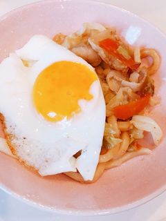 焼肉のタレだけ!スタミナ焼きうどん-レシピのメイン写真