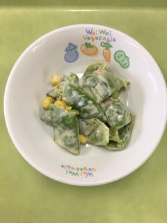 【保育園給食】モロッコいんげんの味噌マヨ-レシピのメイン写真