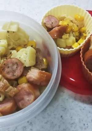 マカロニとコーンのバター炒め-レシピのメイン写真