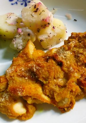 【病院】鶏肉カレーヨーグルトやき【給食】-レシピのメイン写真