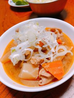 味噌味 もつ煮-レシピのメイン写真