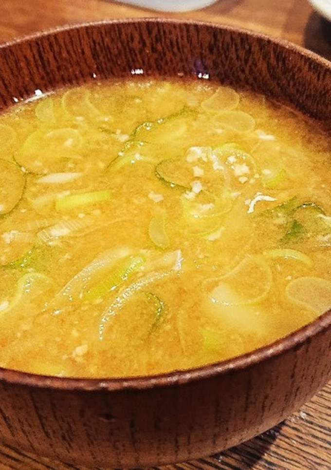 夏に美味しい！茗荷とネギの薬膳味噌汁-レシピのメイン写真