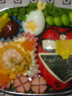 キャラ弁☆ゴーオンレッド!おにぎり-レシピのメイン写真