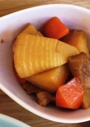 筍と鶏肉の煮物（透析食）-レシピのメイン写真