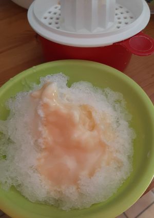レモン 練乳 かき氷-レシピのメイン写真