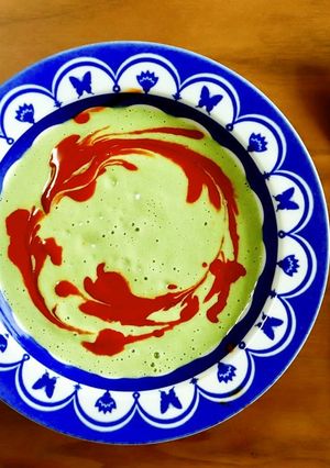夏の体に。枝豆とアボカドの冷製ポタージュ-レシピのメイン写真