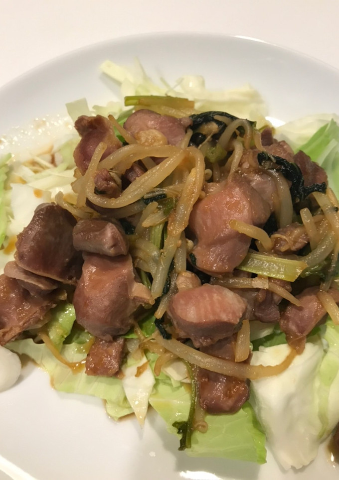 簡単★砂肝ともやしの焼肉のたれ炒め-レシピのメイン写真