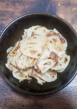 あと一品!蓮根の梅おかか和え-レシピのメイン写真