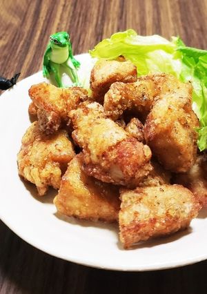 猫舌さんに！一口鳥むね唐揚げ♪-レシピのメイン写真