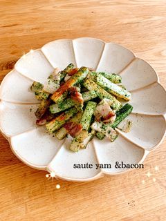 長芋とベーコンの白だし炒め-レシピのメイン写真