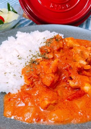 鶏肉やわらか♡バターチキンカレー-レシピのメイン写真