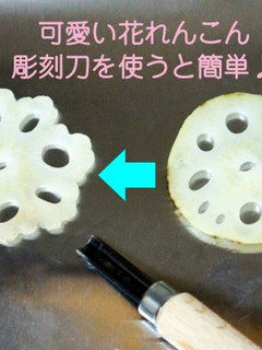 簡単飾り切り「花れんこん」-レシピのメイン写真