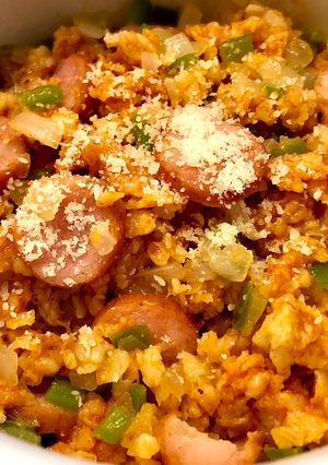レンジで簡単！オートミールでナポリハン-レシピのメイン写真