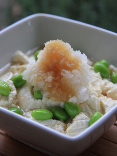 枝豆とくずし豆腐のおろしポン酢あえ-レシピのメイン写真