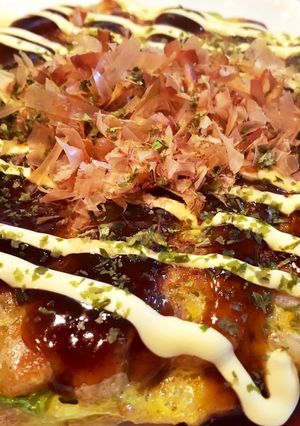 オートミールで！ダシ香る海鮮お好み焼き-レシピのメイン写真