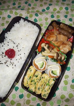 野菜たっぷり男子弁当 64-レシピのメイン写真