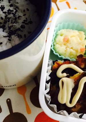 キムチお好み焼き弁当-レシピのメイン写真