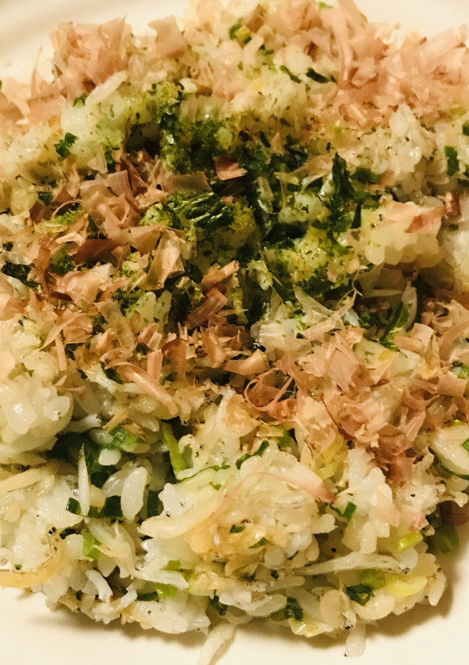 ネギ＆しらすのしょう油炒めごはん-レシピのメイン写真
