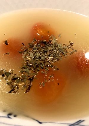 まるごとトマトの冷製スープ-レシピのメイン写真