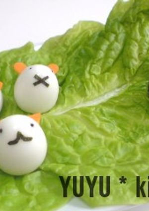 パンダVS謎の３匹（パンダ編）キャラ弁-レシピのメイン写真