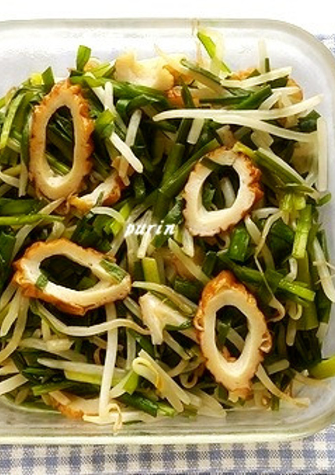 レンジで簡単！もやしとニラの中華和え-レシピのメイン写真