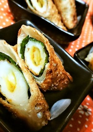 【チーズと大葉のパリパリ竹輪ぎょうざ】-レシピのメイン写真