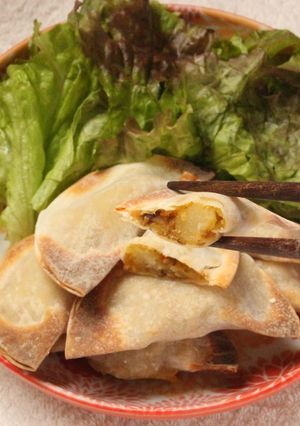コロッケの具IN餃子皮（餃子コロッケ）-レシピのメイン写真