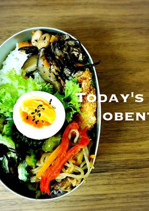 女子弁♪♪チャプチェ弁当♪♪-レシピのメイン写真