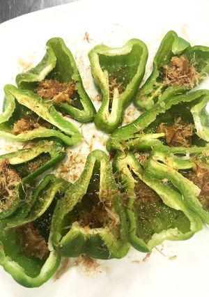 ピーマンの味噌のせ【JA福岡市】-レシピのメイン写真